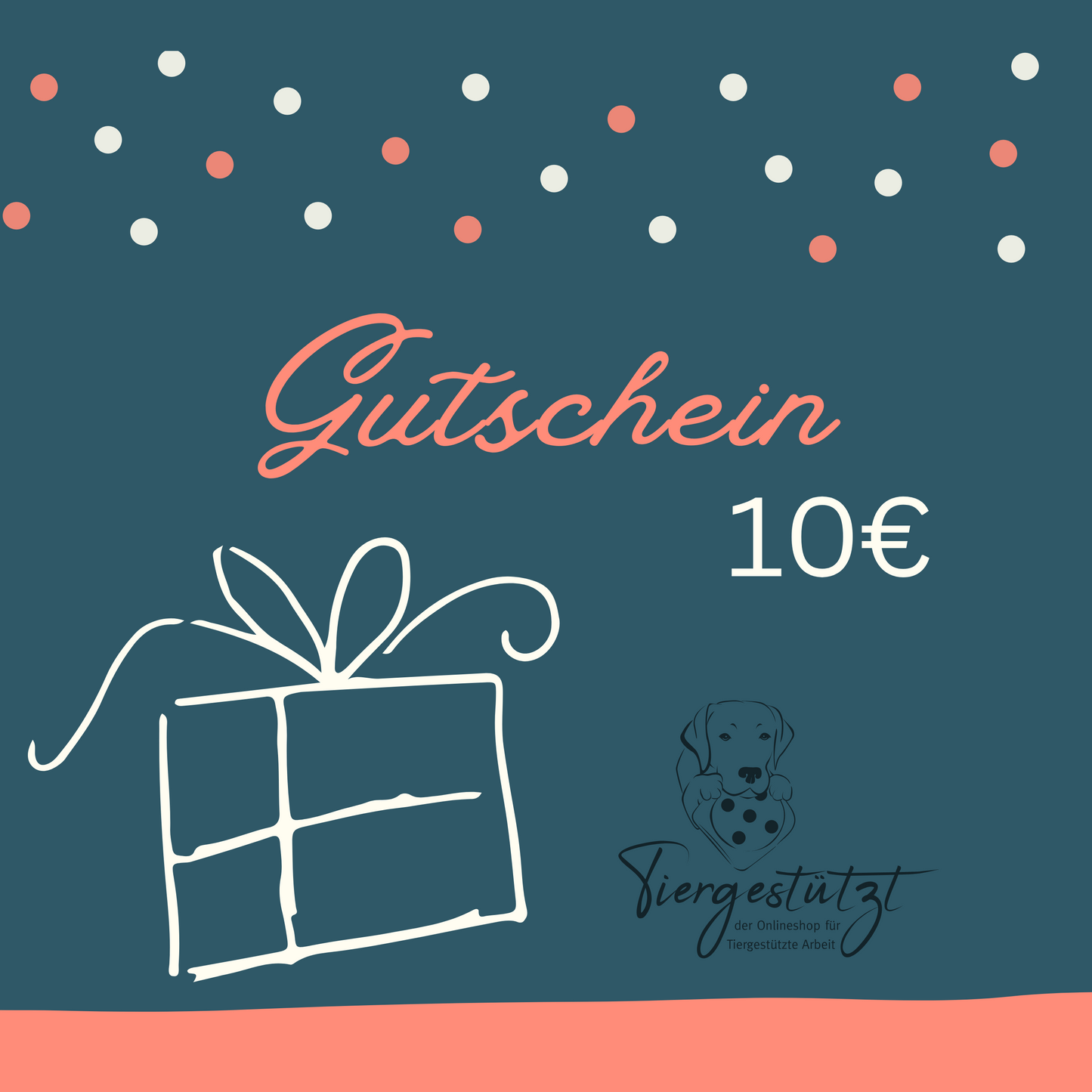Gutschein Handgezeichnetes Geschenk mit Handschriftlichem Schriftzug