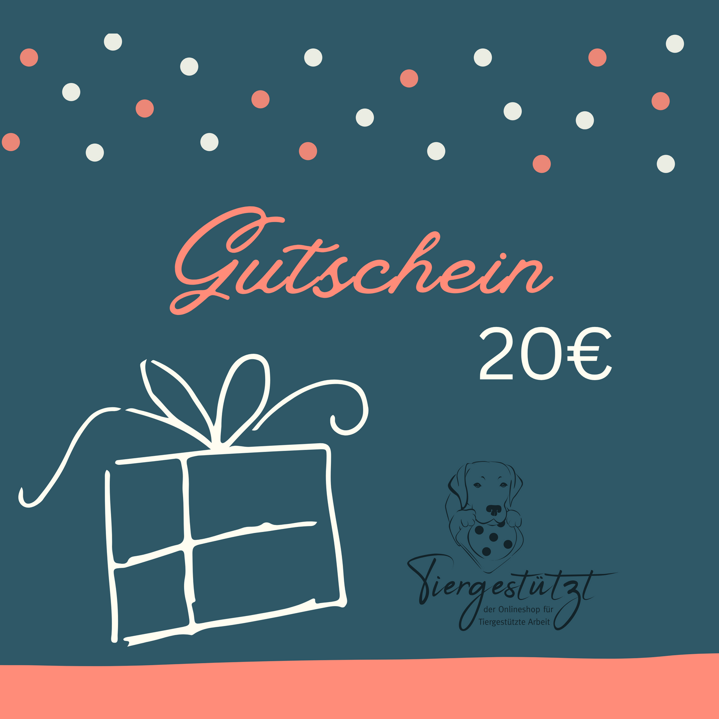 Gutschein Handgezeichnetes Geschenk mit Handschriftlichem Schriftzug