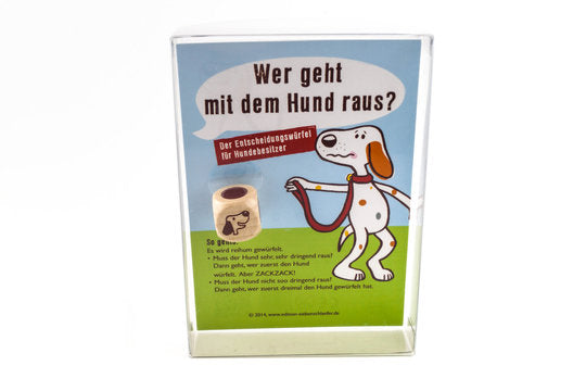 Wer geht mit dem Hund raus?