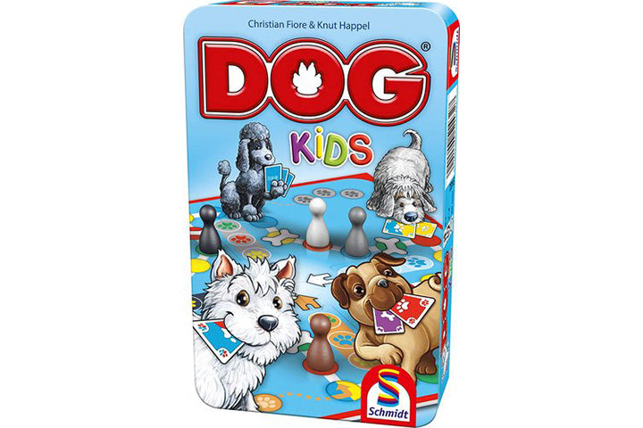Kinderspiel in bunter Metallbox